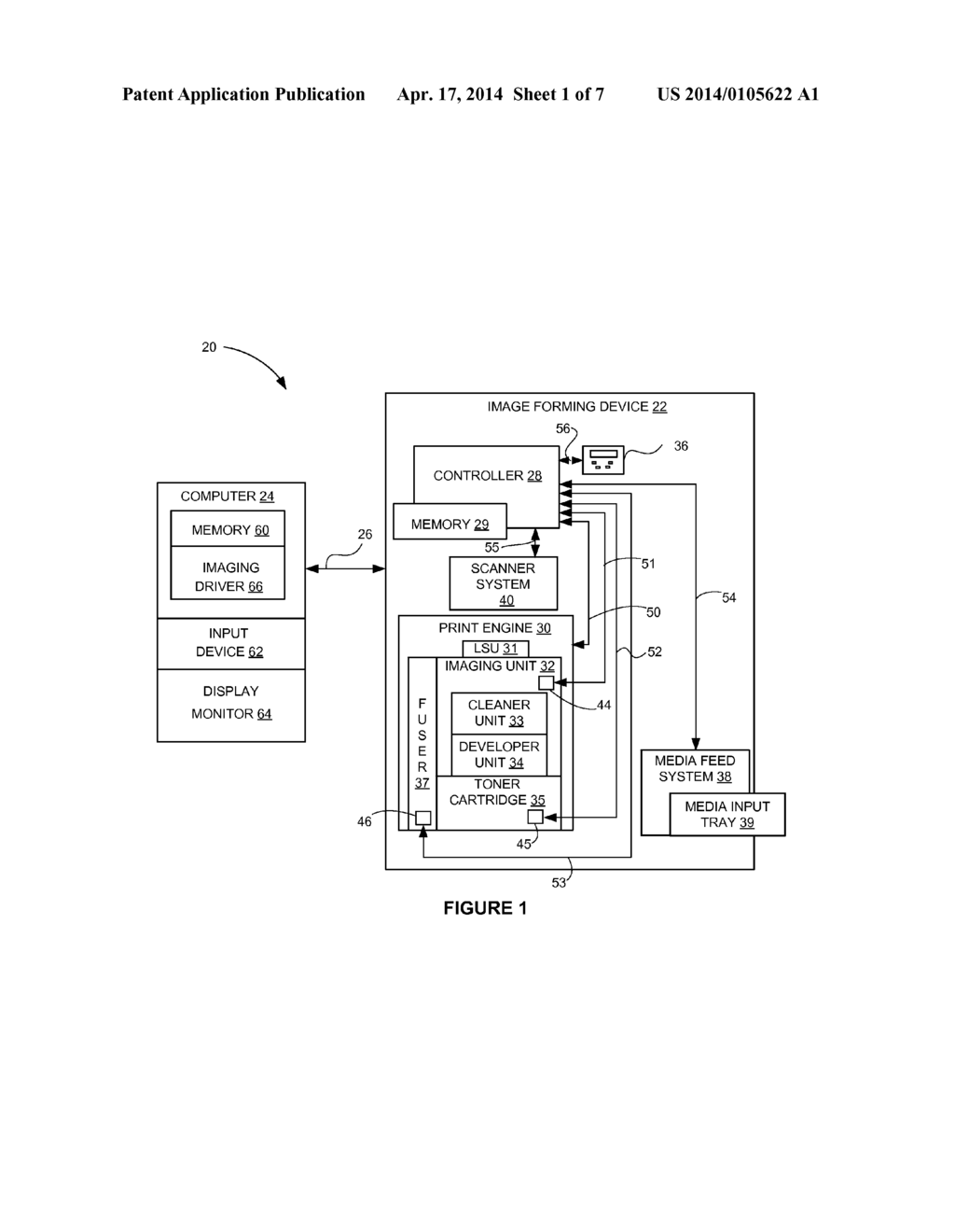 Methods for Providing a Transferable Page Countdown for a Toner Cartridge     Between Image Forming Devices - diagram, schematic, and image 02