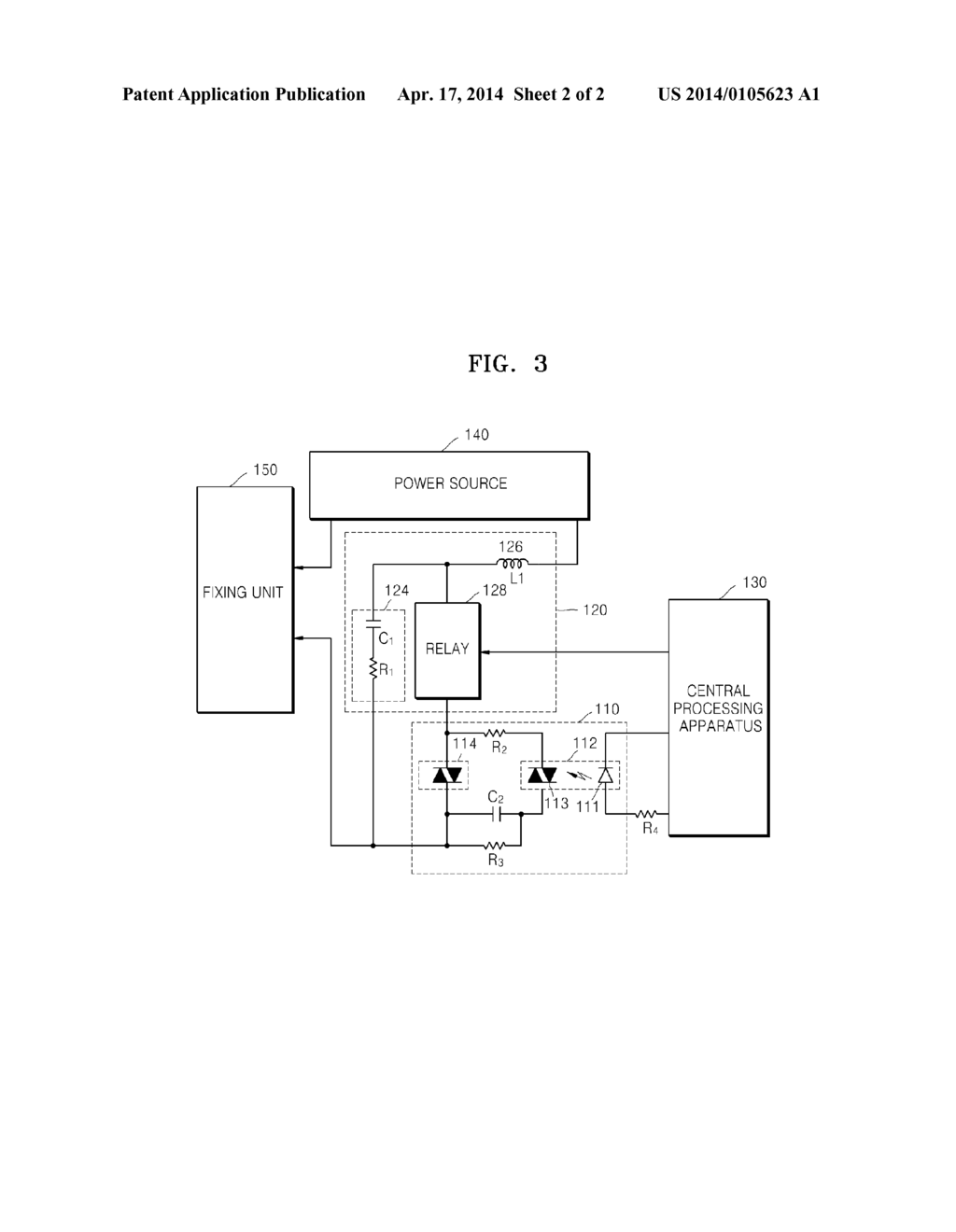 FIXING UNIT CONTROLLING APPARATUS AND IMAGE FORMING APPARATUS INCLUDING     THE SAME - diagram, schematic, and image 03