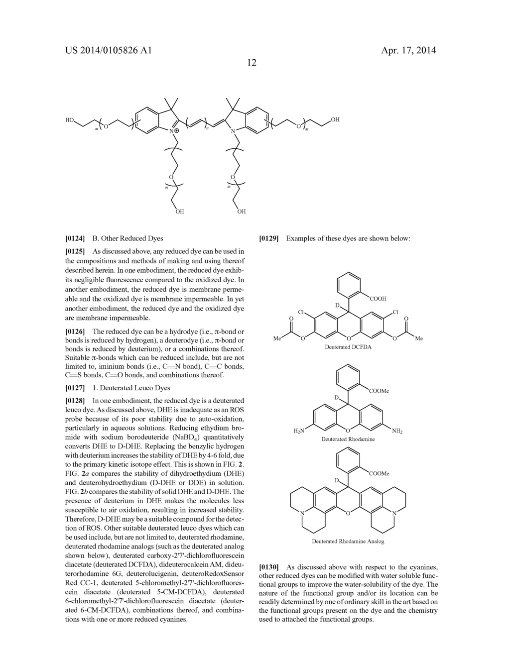 REDUCED DYE PROBES FOR THE DETECTION OF RADICAL OXYGEN SPECIES - diagram, schematic, and image 17