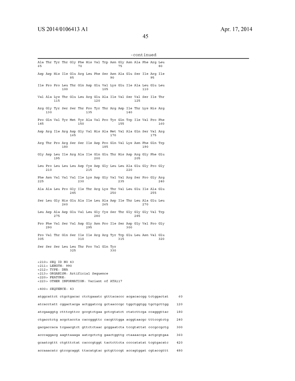 IMMOBILIZED TRANSAMINASES AND PROCESS FOR MAKING AND USING IMMOBILIZED     TRANSAMINASE - diagram, schematic, and image 46