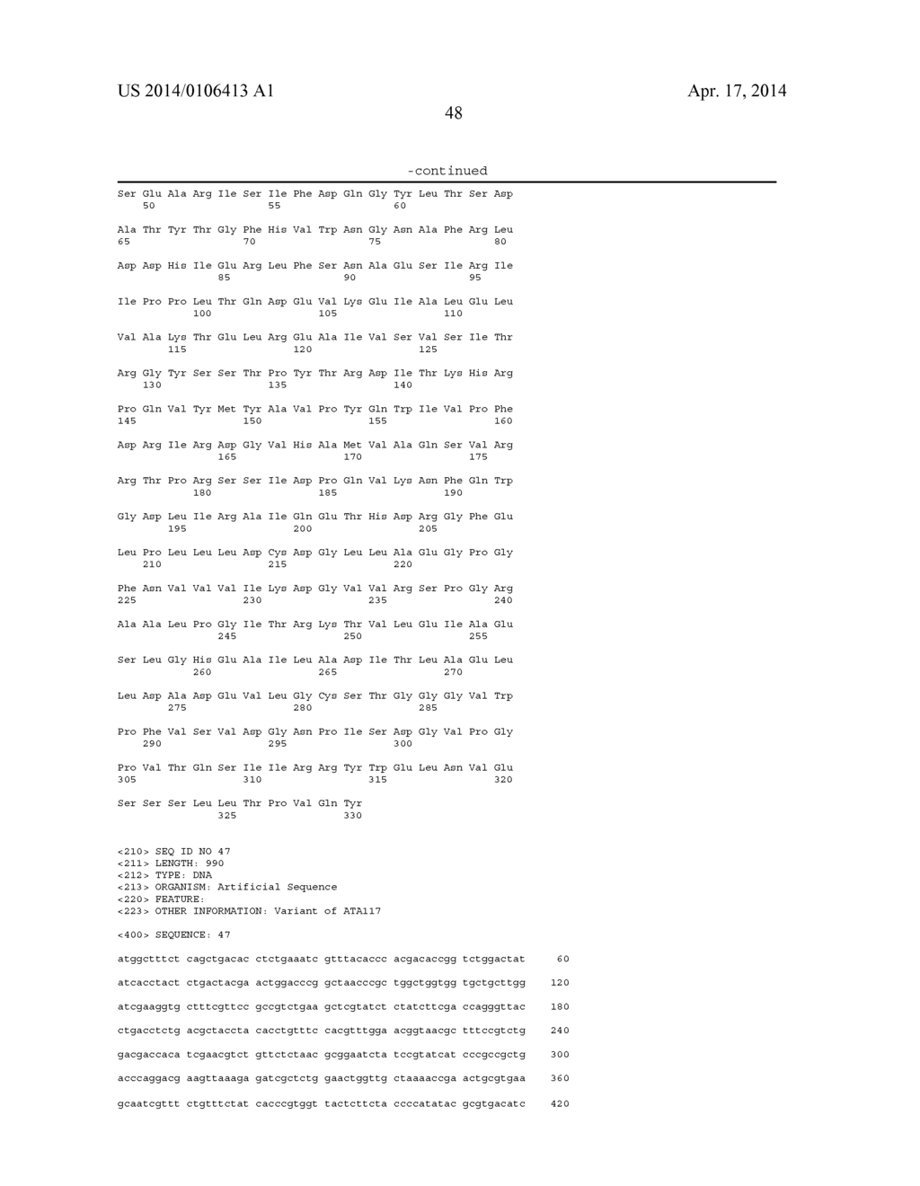 IMMOBILIZED TRANSAMINASES AND PROCESS FOR MAKING AND USING IMMOBILIZED     TRANSAMINASE - diagram, schematic, and image 49