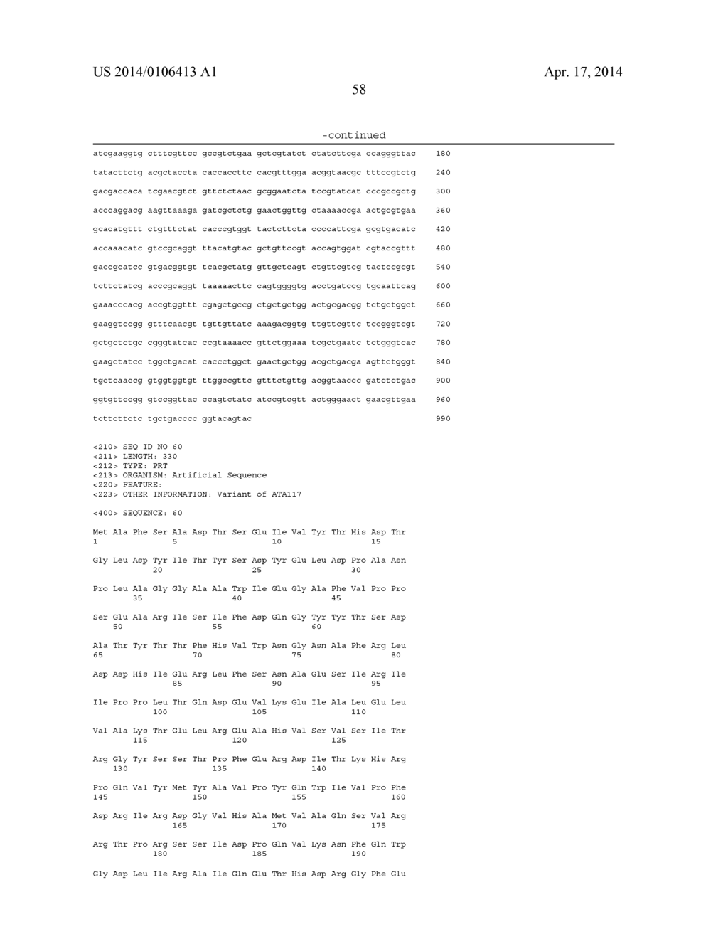 IMMOBILIZED TRANSAMINASES AND PROCESS FOR MAKING AND USING IMMOBILIZED     TRANSAMINASE - diagram, schematic, and image 59