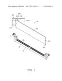 AIRFLOW GUIDE MEMBER AND CARD SOCKET ASSEMBLY WITH AIRFLOW GUIDE MEMBER diagram and image