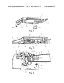 QUICK-ACTION CHAIN TENSIONING DEVICE FOR A CHAINSAW, AND SUCH MECHANISM     AND METHOD diagram and image