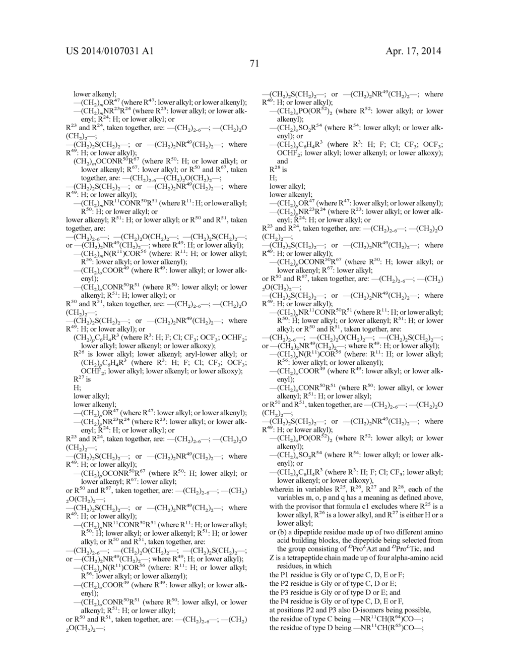 TEMPLATE-FIXED PEPTIDOMIMETICS - diagram, schematic, and image 73