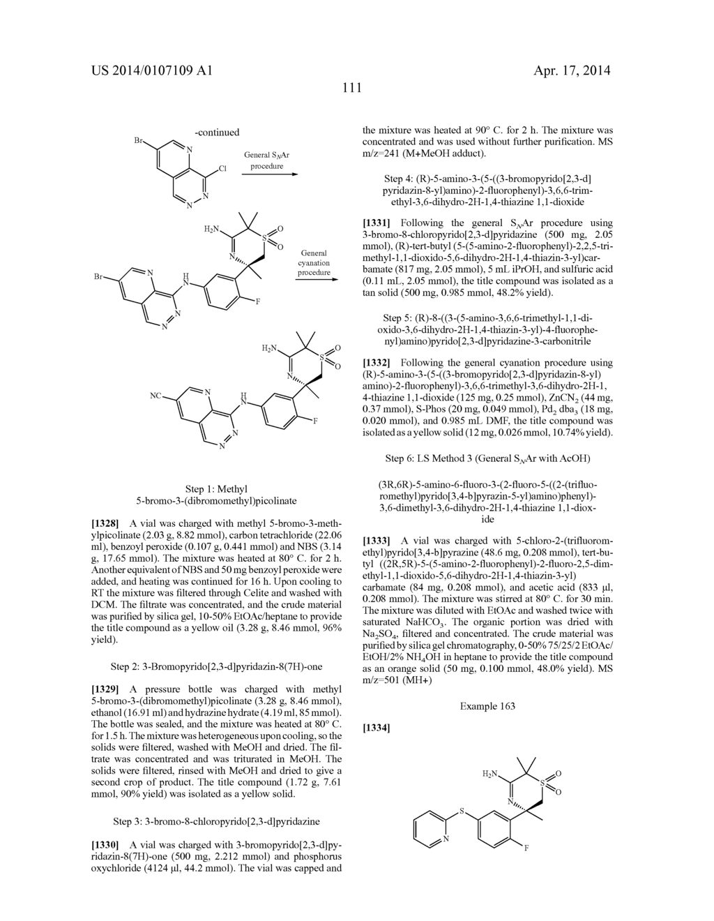 AMINO-DIHYDROTHIAZINE AND AMINO-DIOXIDO DIHYDROTHIAZINE COMPOUNDS AS     BETA-SECRETASE ANTAGONISTS AND METHODS OF USE - diagram, schematic, and image 112