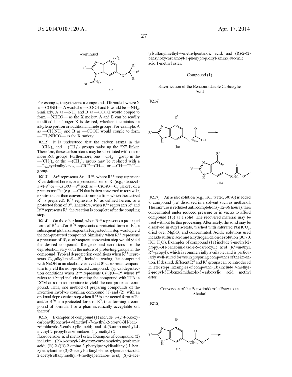DUAL-ACTING BENZOIMIDAZOLE ANTIHYPERTENSIVE AGENTS - diagram, schematic, and image 28