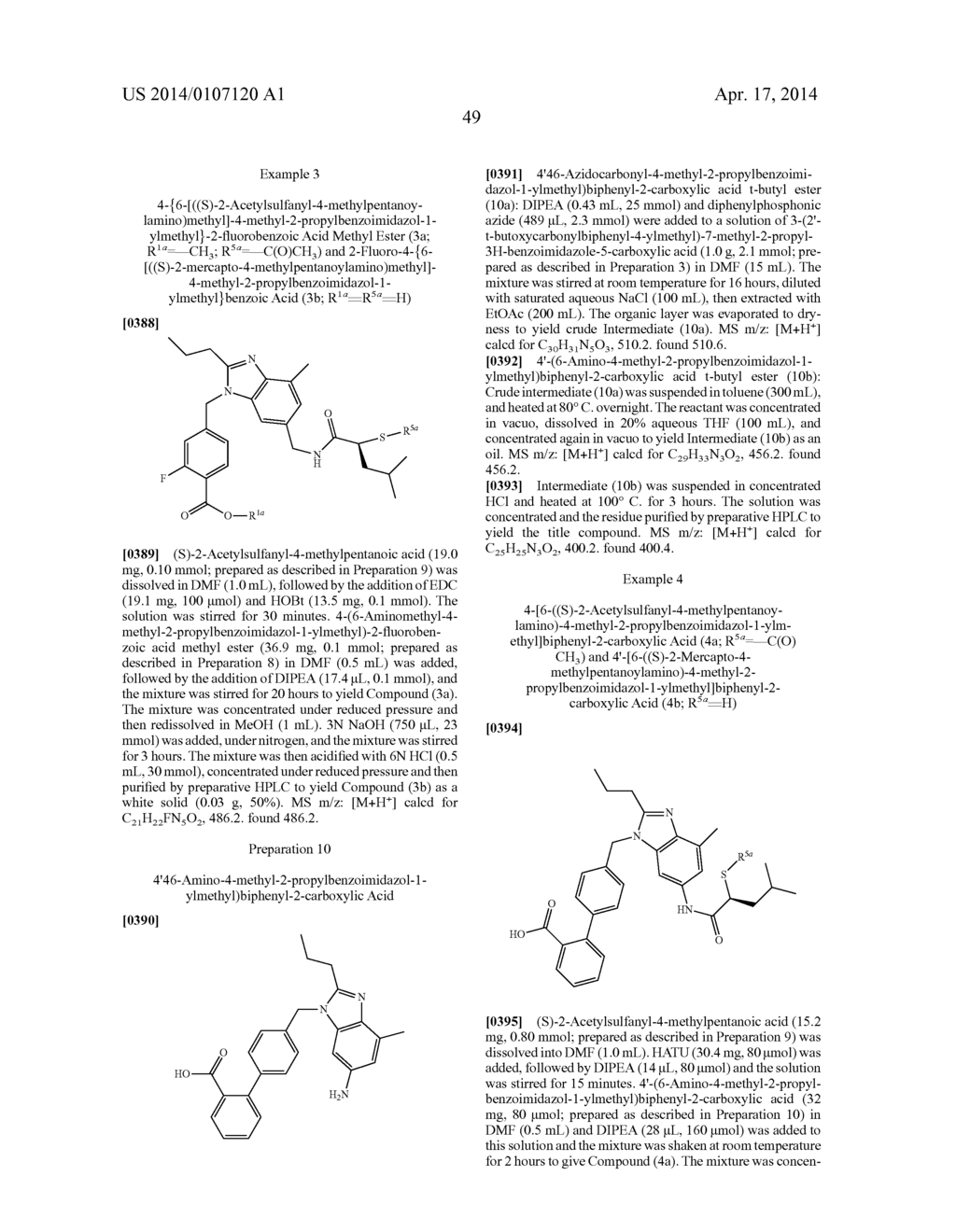 DUAL-ACTING BENZOIMIDAZOLE ANTIHYPERTENSIVE AGENTS - diagram, schematic, and image 50