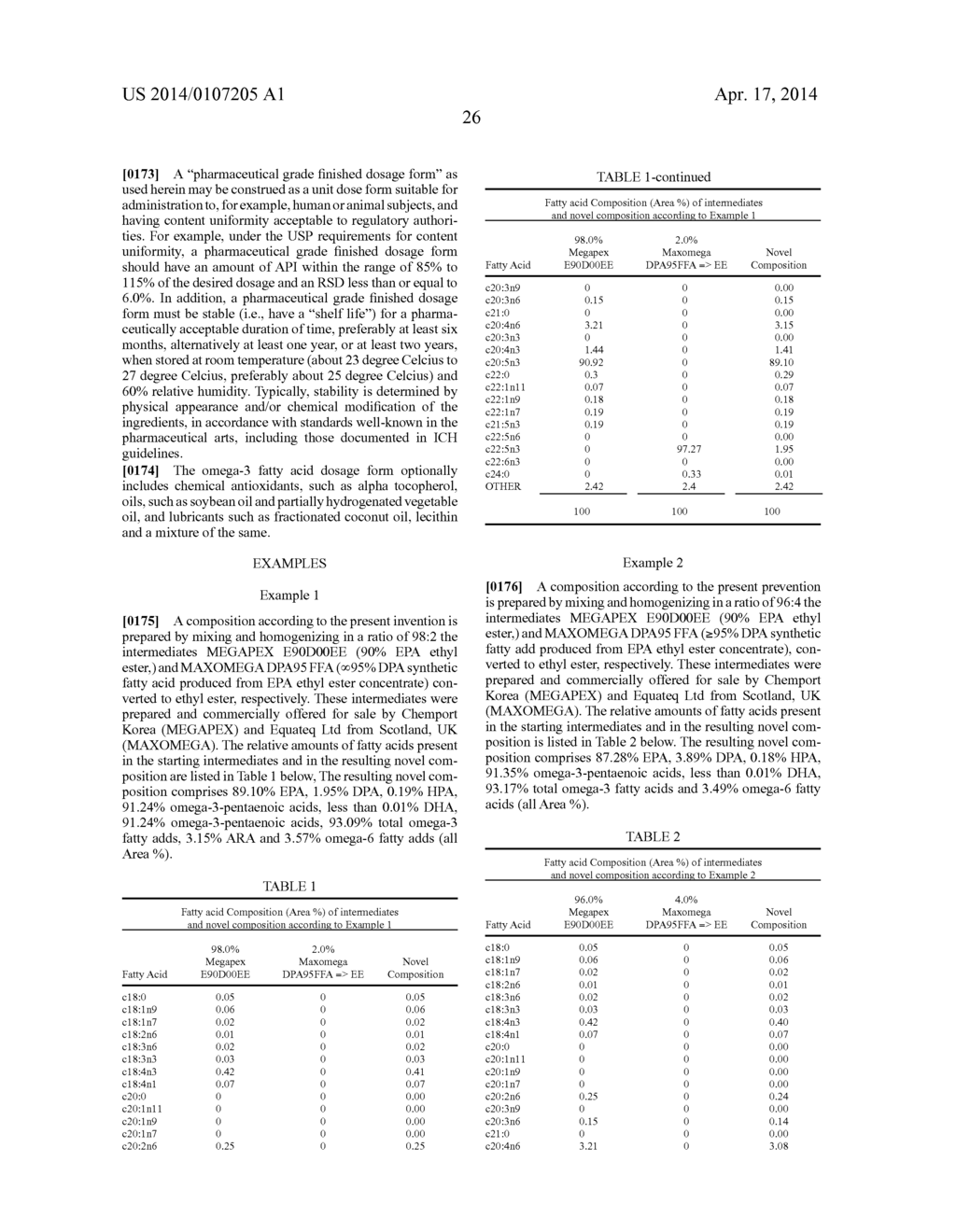 OMEGA-3 PENTAENOIC ACID COMPOSITIONS AND METHODS OF USE - diagram, schematic, and image 30