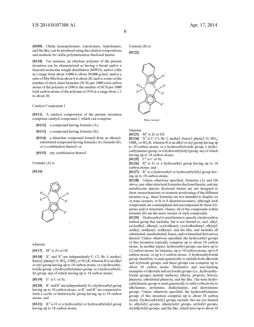 Catalysts for Producing Broad Molecular Weight Distribution Polyolefins in     the Absence of Added Hydrogen - diagram, schematic, and image 16