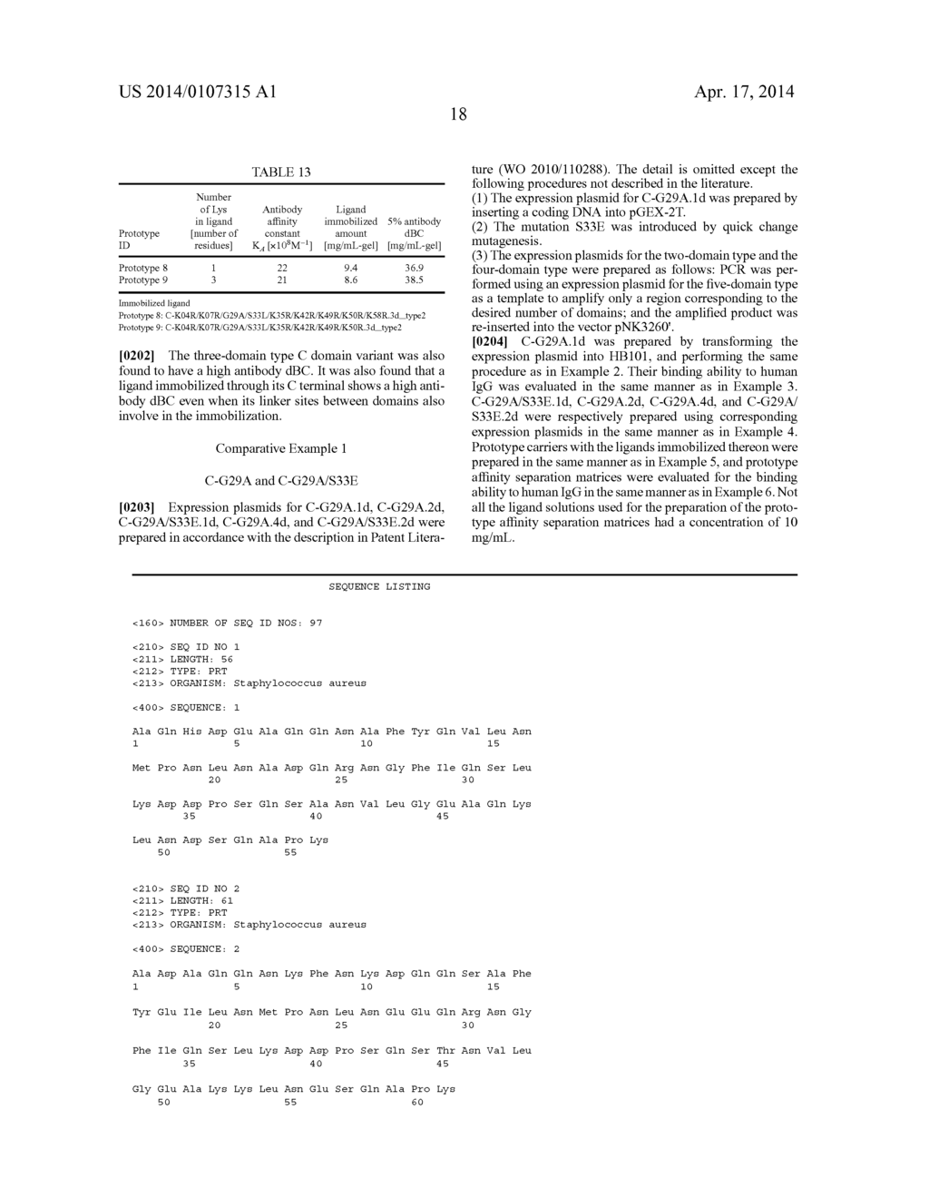 PROTEIN FOR AFFINITY-SEPARATION MATRIX - diagram, schematic, and image 21