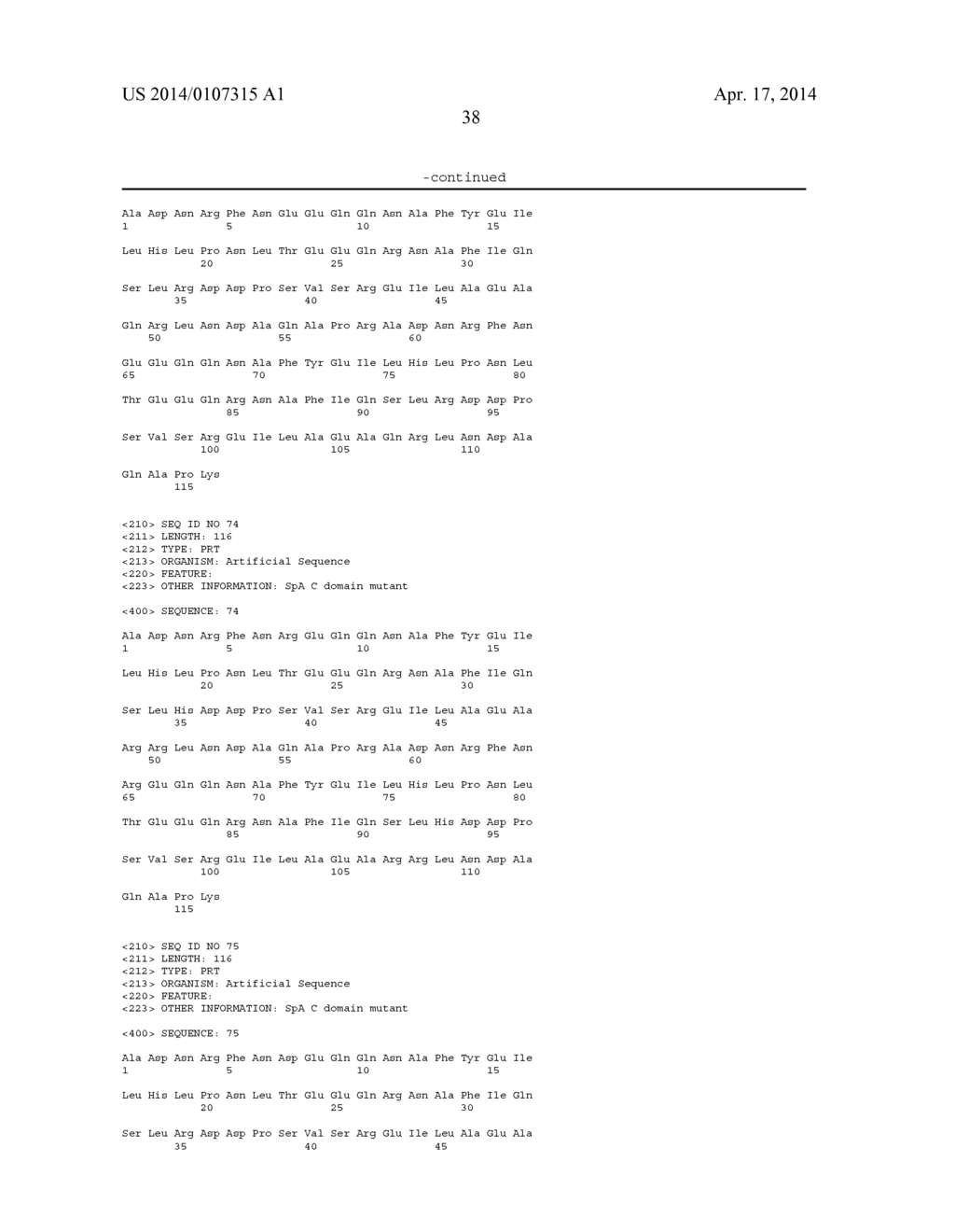 PROTEIN FOR AFFINITY-SEPARATION MATRIX - diagram, schematic, and image 41