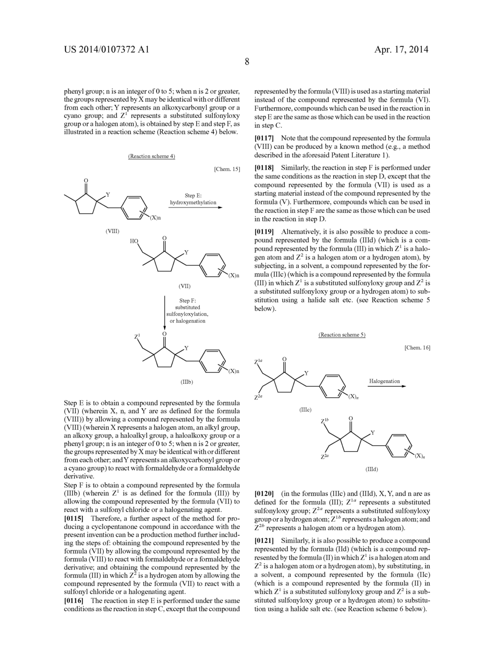 METHOD FOR PRODUCING CYCLOPENTANONE COMPOUND, AND INTERMEDIATE COMPOUND - diagram, schematic, and image 10