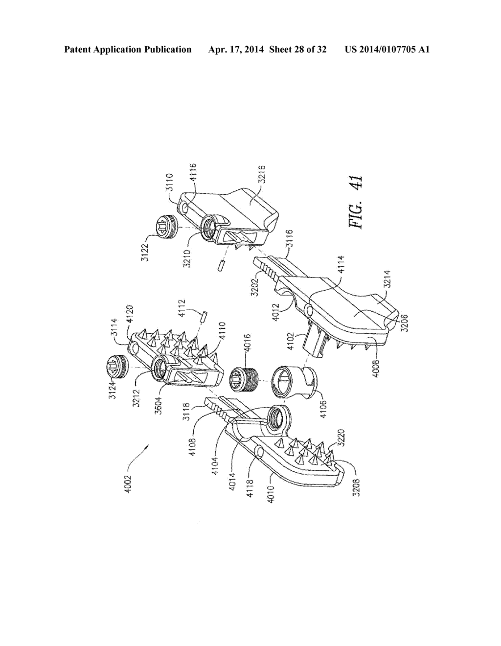 SPINOUS PROCESS DEVICE AND METHOD OF USE - diagram, schematic, and image 29