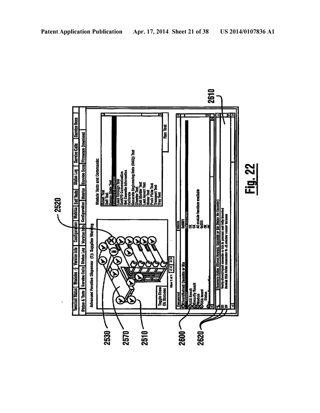 AUTOMATED BANKING MACHINE THAT CAN DETECT SERVICING ACTIONS - diagram, schematic, and image 22