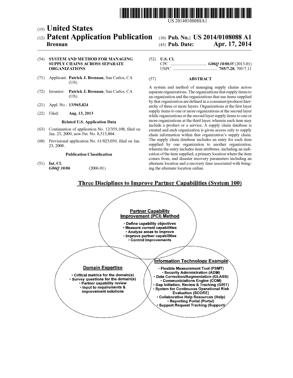 SYSTEM AND METHOD FOR MANAGING SUPPLY CHAINS ACROSS SEPARATE ORGANIZATIONS - diagram, schematic, and image 01