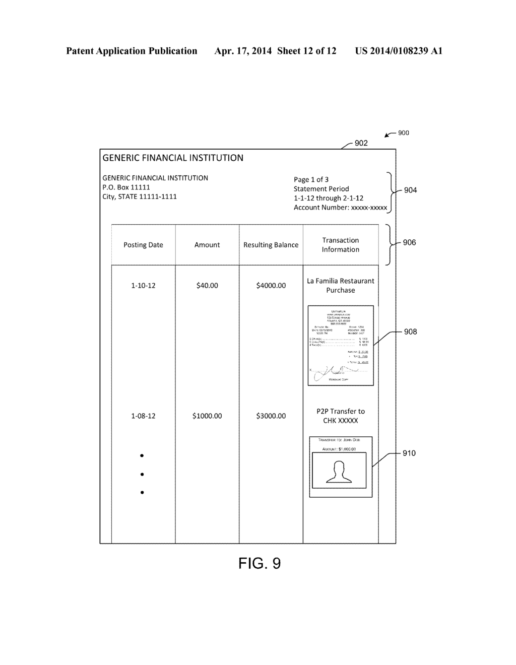 FACILITATING PRESENTATION OF CONTENT RELATING TO A FINANCIAL TRANSACTION - diagram, schematic, and image 13