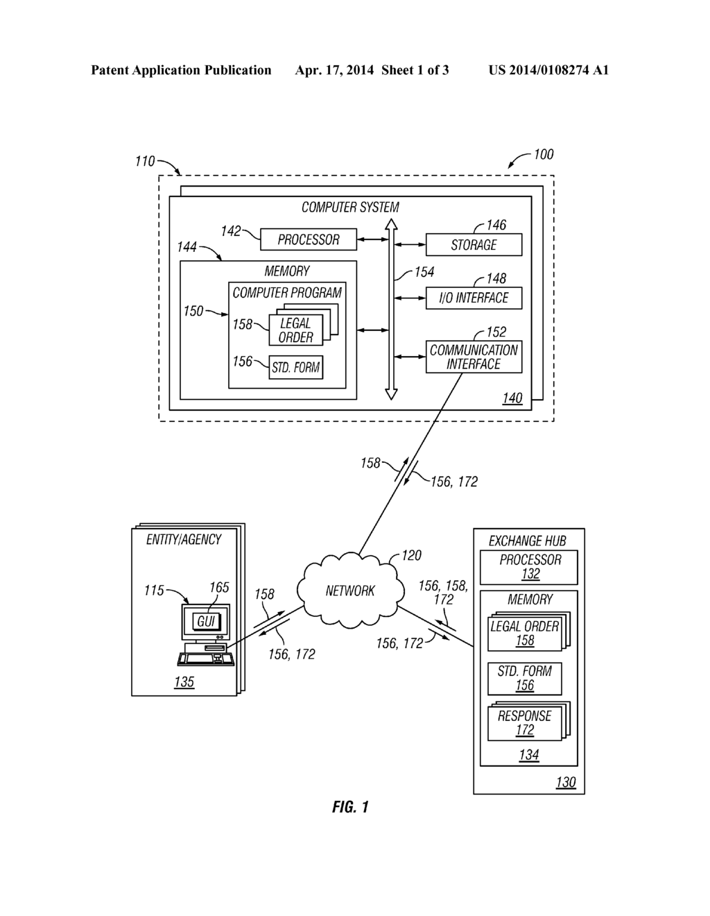 System and Method for Legal Order Processing - diagram, schematic, and image 02