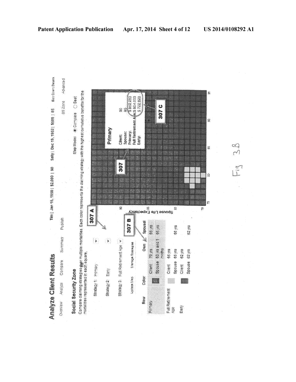 COMPUTER PROGRAM, SYSTEM, AND METHOD FOR COMPARING SOCIAL SECURITY     CLAIMING STRATEGIES - diagram, schematic, and image 05