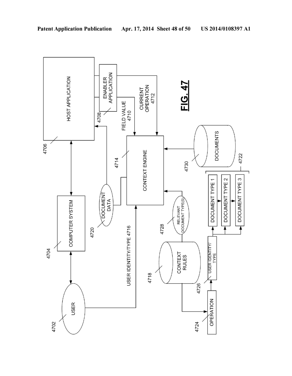 Computer-Implemented Document Manager Application Enabler System and     Method - diagram, schematic, and image 49