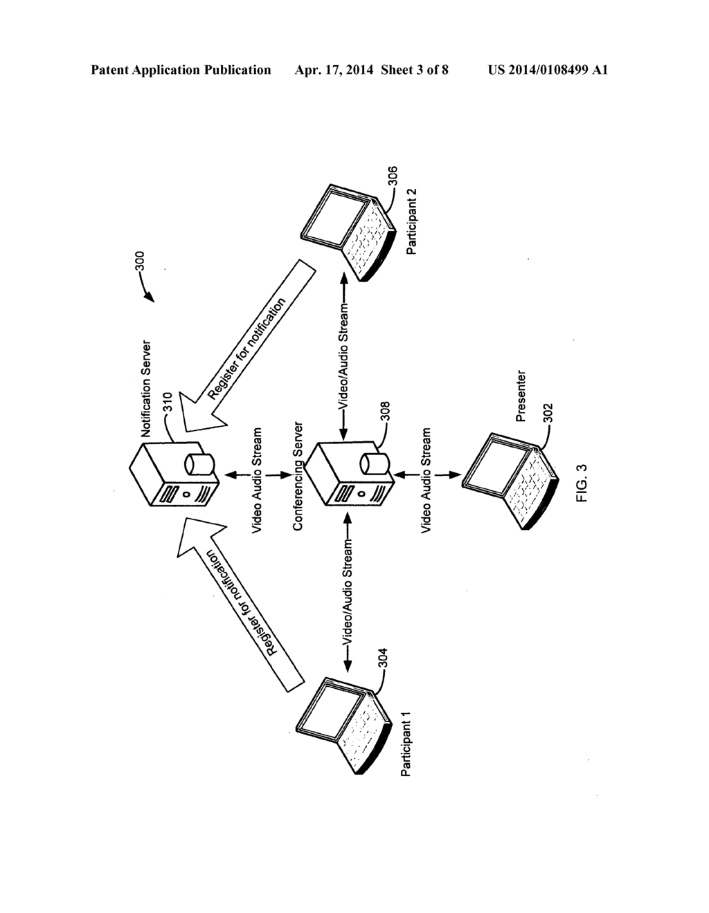 Notification System and Method for Sending Alerts to Communication     Participants - diagram, schematic, and image 04