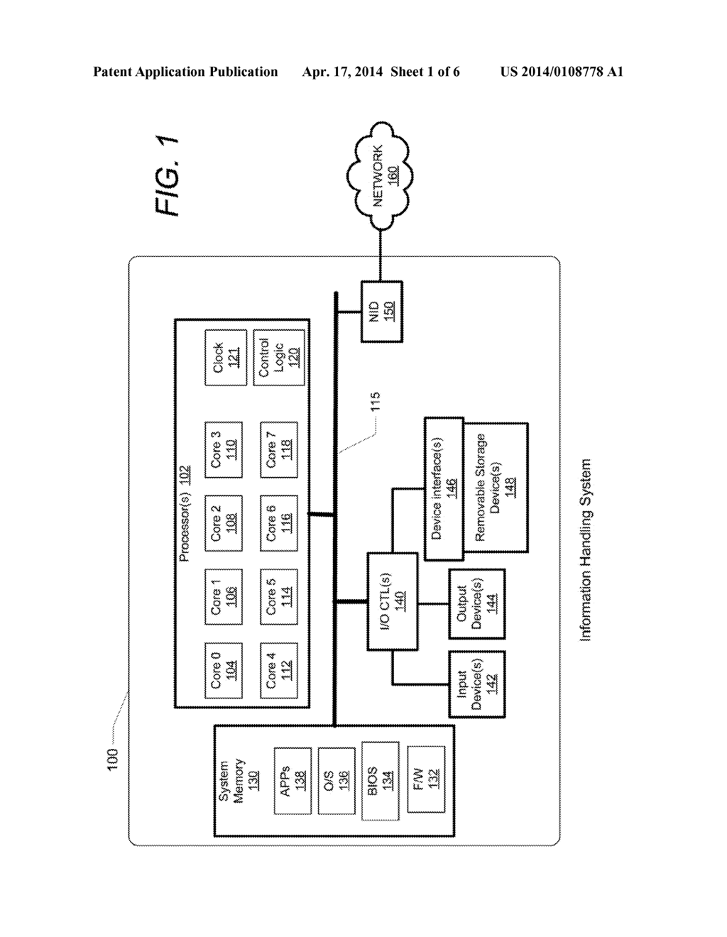 Method for Reducing Execution Jitter in Multi-Core Processors Within an     Information Handling System - diagram, schematic, and image 02