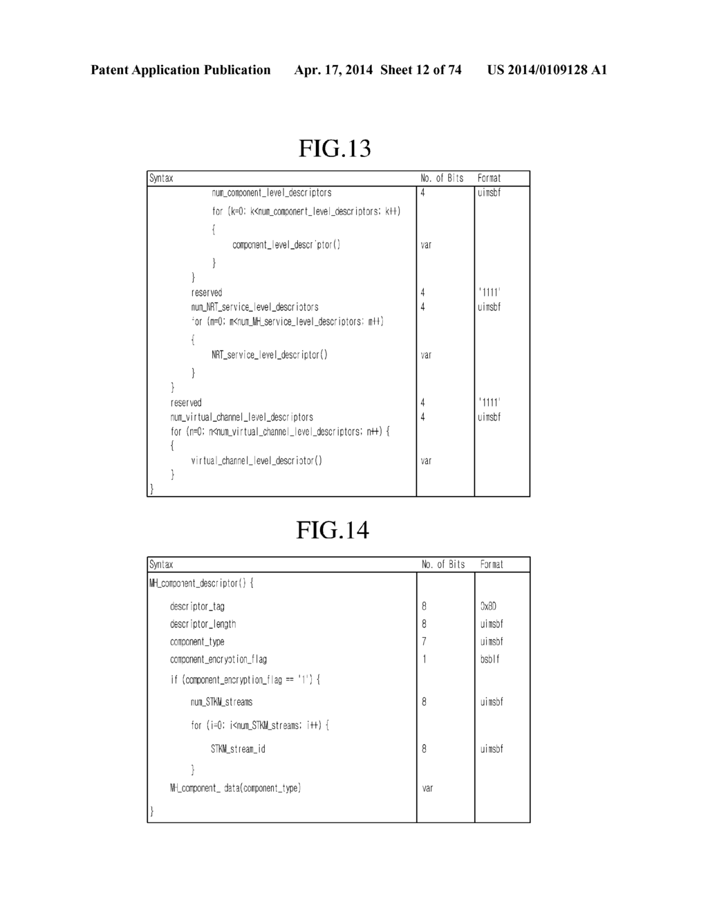 TRANSMISSION METHOD FOR BROADCAST SERVICE, RECEPTION METHOD THEREFOR, AND     RECEPTION APPARATUS THEREFOR - diagram, schematic, and image 13