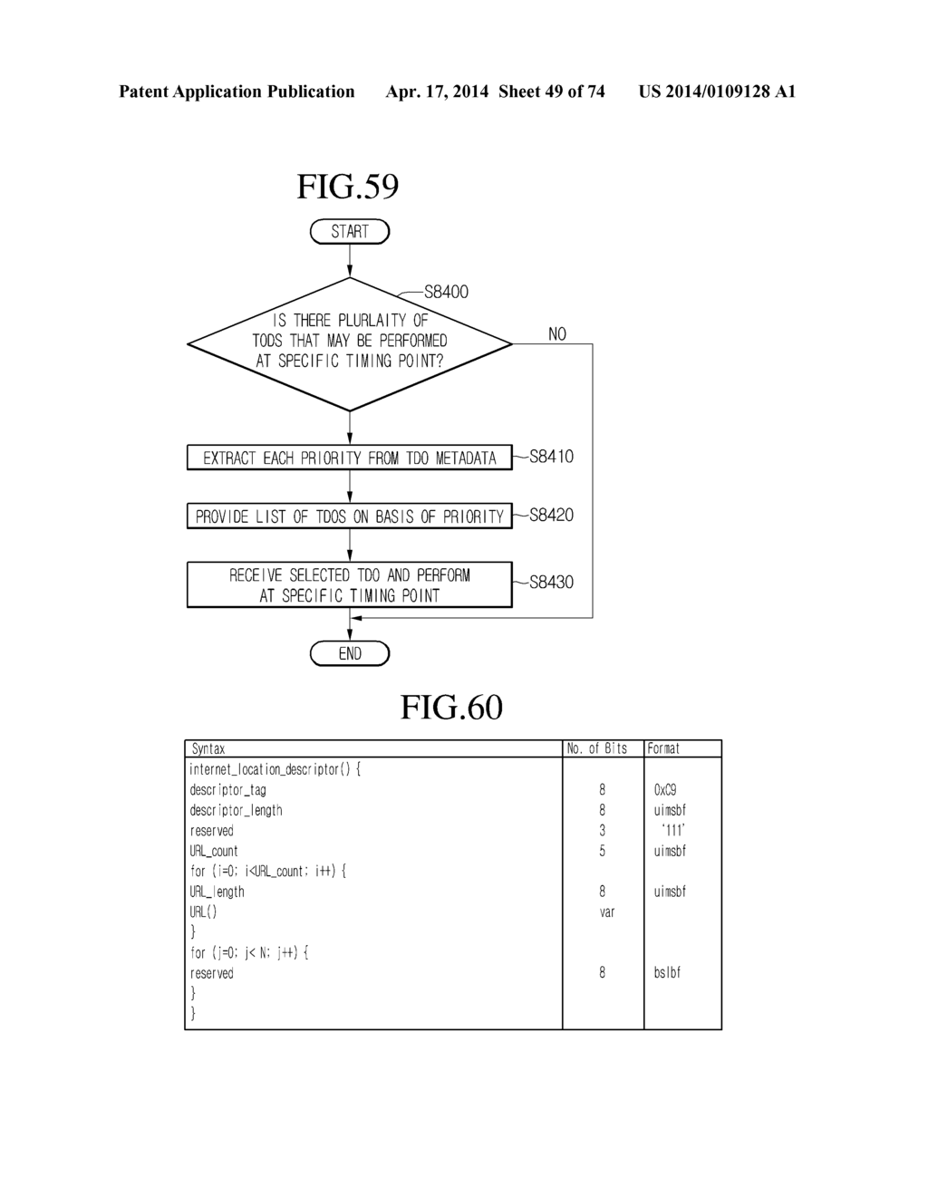 TRANSMISSION METHOD FOR BROADCAST SERVICE, RECEPTION METHOD THEREFOR, AND     RECEPTION APPARATUS THEREFOR - diagram, schematic, and image 50