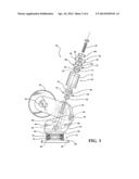 VERTICALLY ADJUSTABLE CASTER WHEEL APPARATUS diagram and image