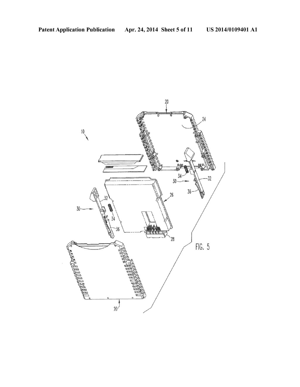 Method for Unlatching an Electronic Module - diagram, schematic, and image 06