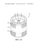 METHOD OF ASSEMBLYING A SEGMENTED VEIN AIR PUMP IN A TIRE diagram and image