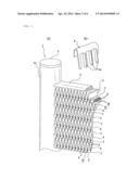 DRAINAGE STRUCTURE FOR CORRUGATED-FIN HEAT EXCHANGER diagram and image