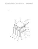 DRAINAGE STRUCTURE FOR CORRUGATED-FIN HEAT EXCHANGER diagram and image