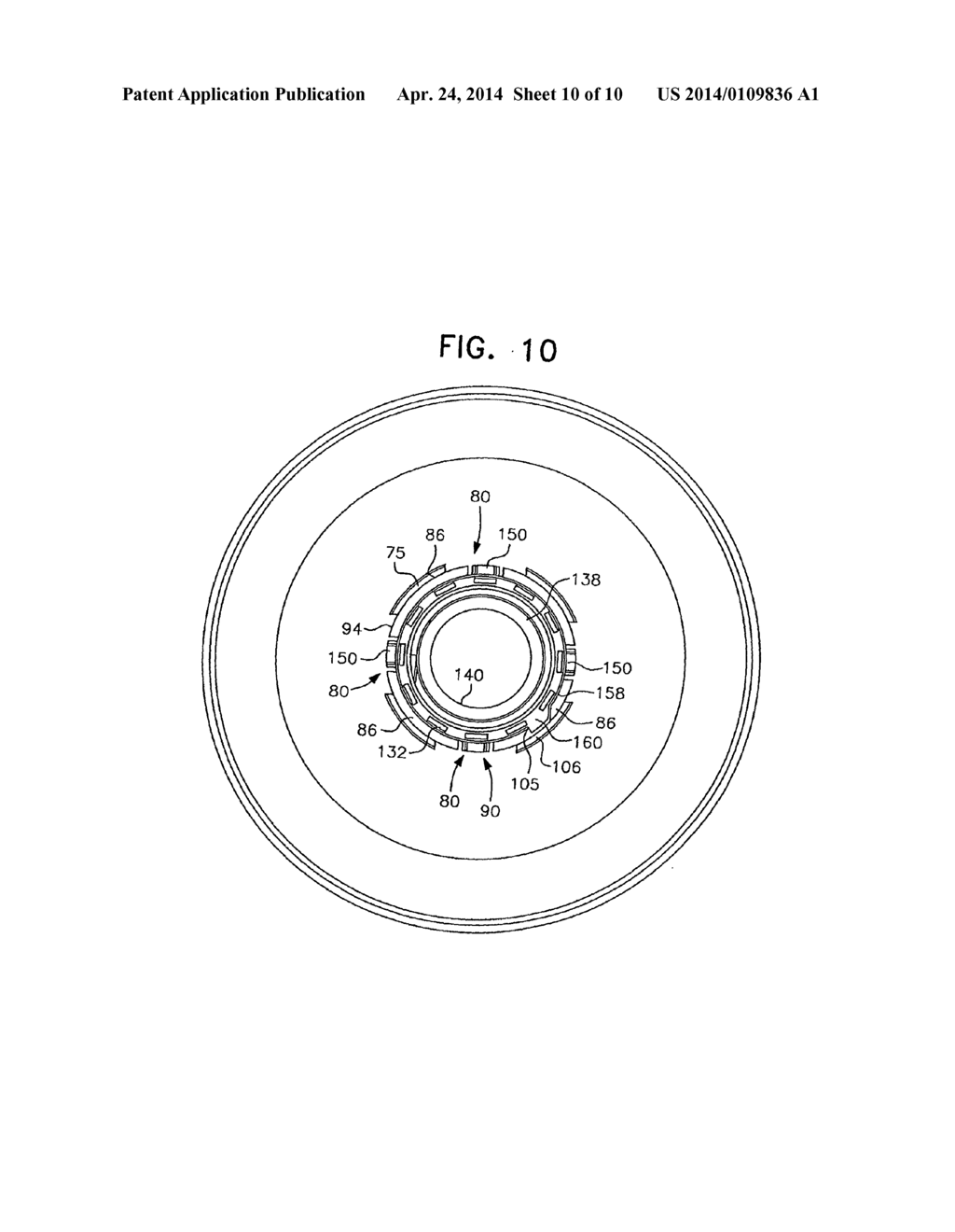 TOP-FILL HUMMINGBIRD FEEDER WITH VERTICALLY OPERATIVE BASE SEALING     MECHANISM - diagram, schematic, and image 11