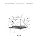 FOLDABLE TENT FRAME diagram and image