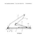 FOLDABLE TENT FRAME diagram and image