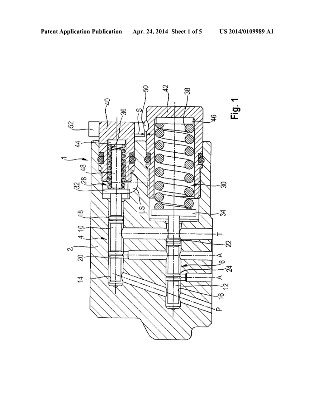 HYDRAULIC VALVE ARRANGEMENT - diagram, schematic, and image 02