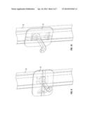 HANGER FOR RETAIL PRODUCT AND RAIL FOR HOLDING THE HANGER diagram and image