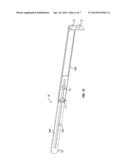HANGER FOR RETAIL PRODUCT AND RAIL FOR HOLDING THE HANGER diagram and image