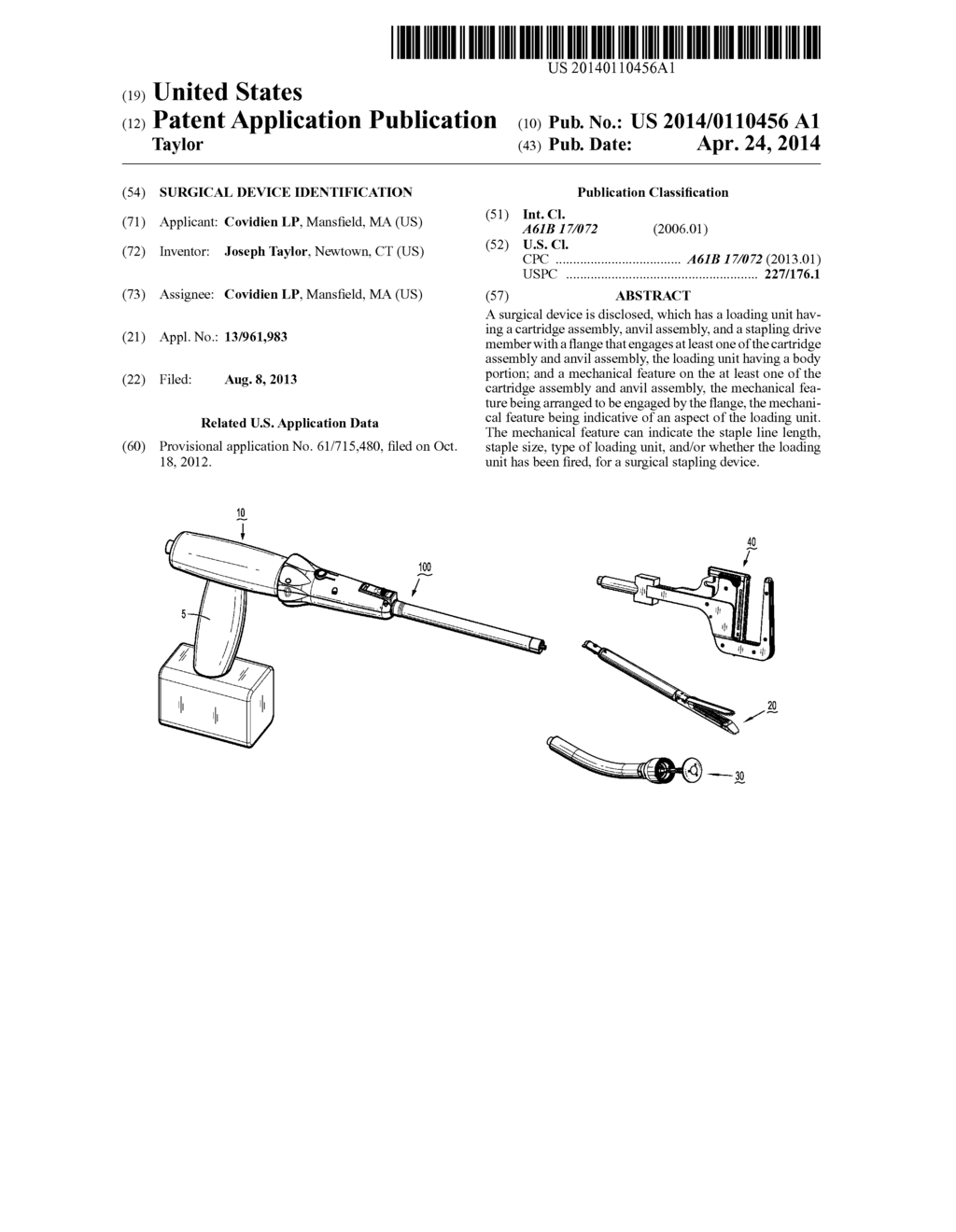 SURGICAL DEVICE IDENTIFICATION - diagram, schematic, and image 01