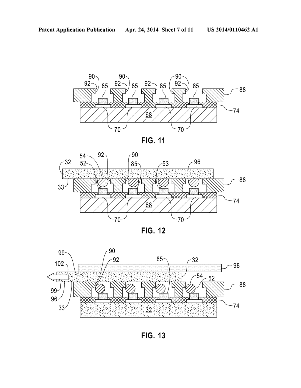 FORMING AN ARRAY OF METAL BALLS OR SHAPES ON A SUBSTRATE - diagram, schematic, and image 08