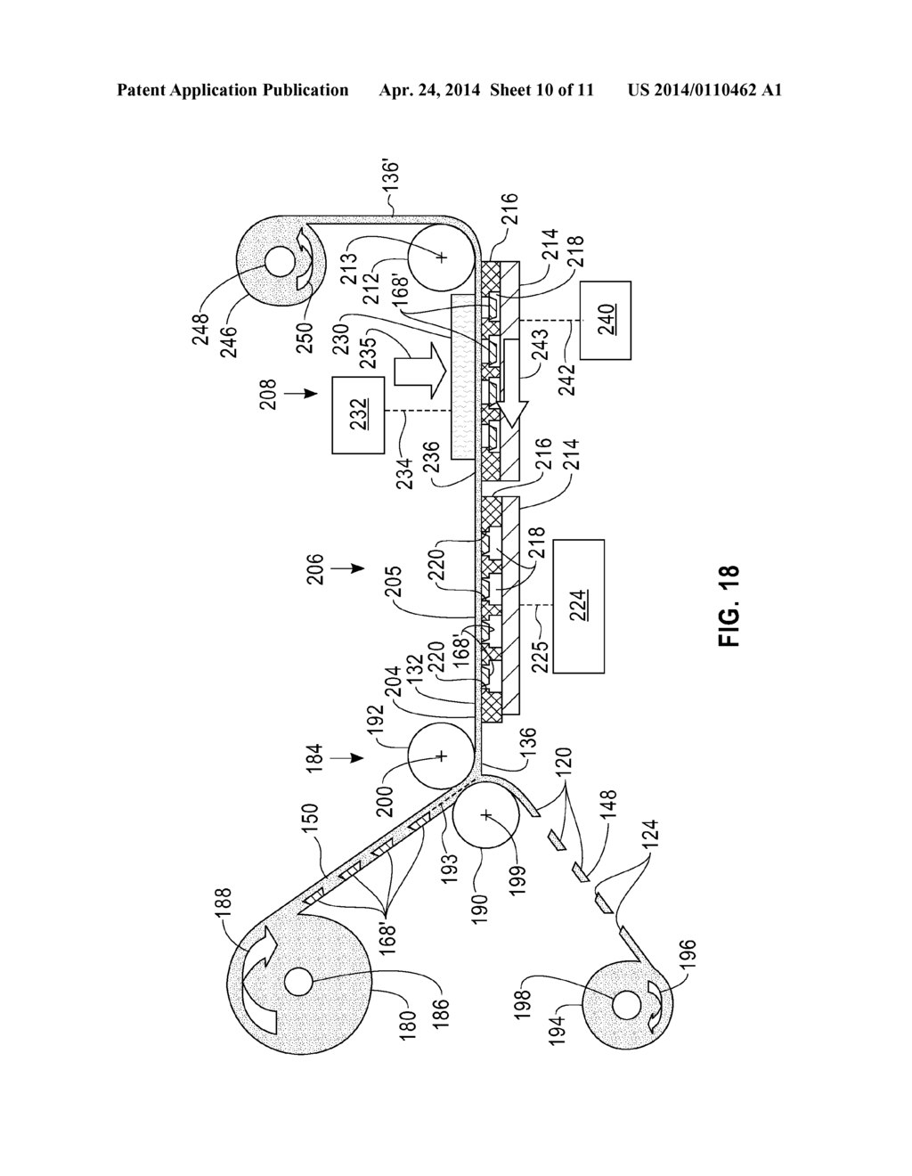 FORMING AN ARRAY OF METAL BALLS OR SHAPES ON A SUBSTRATE - diagram, schematic, and image 11