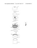 ELECTROSTATIC LIQUID SPRAY NOZZLE HAVING A REMOVABLE AND RE-SETTABLE     ELECTRODE CAP diagram and image