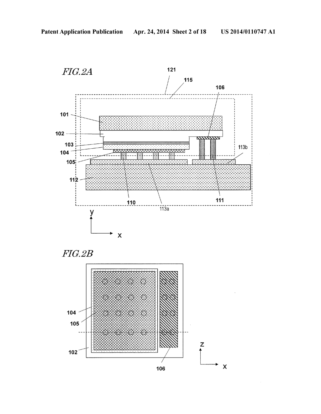 LIGHT-EMITTING DIODE ELEMENT AND LIGHT-EMITTING DIODE DEVICE - diagram, schematic, and image 03