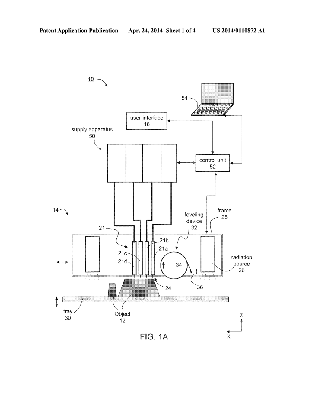 SYSTEM AND METHOD FOR ADDITIVE MANUFACTURING OF AN OBJECT - diagram, schematic, and image 02