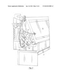 METHOD AND DEVICE FOR HOLDING THE TAILGATE OF A DUMP TRUCK PARTIALLY OPEN diagram and image