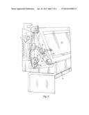 METHOD AND DEVICE FOR HOLDING THE TAILGATE OF A DUMP TRUCK PARTIALLY OPEN diagram and image