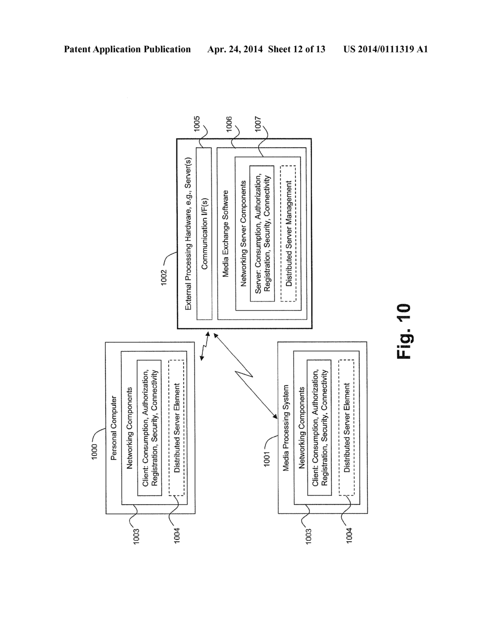 ACCESS, MONITORING, AND CONTROL OF APPLIANCES VIA A MEDIA PROCESSING     SYSTEM - diagram, schematic, and image 13