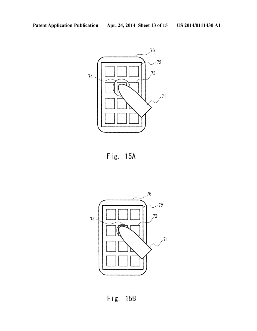 INPUT DEVICE AND CONTROL METHOD OF TOUCH PANEL - diagram, schematic, and image 14