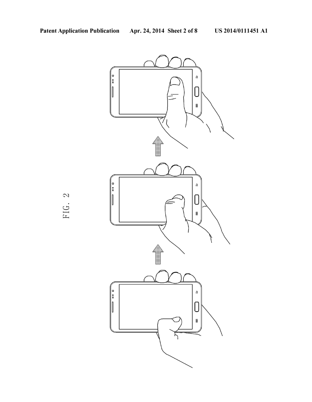 USER INTERFACE (UI) DISPLAY METHOD AND APPARATUS OF TOUCH-ENABLED DEVICE - diagram, schematic, and image 03